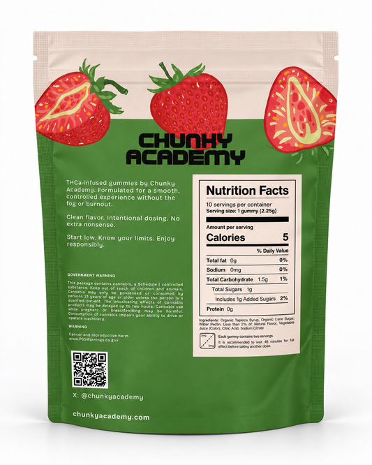 Delta 9 THC Gummies | Strawberry 100mg