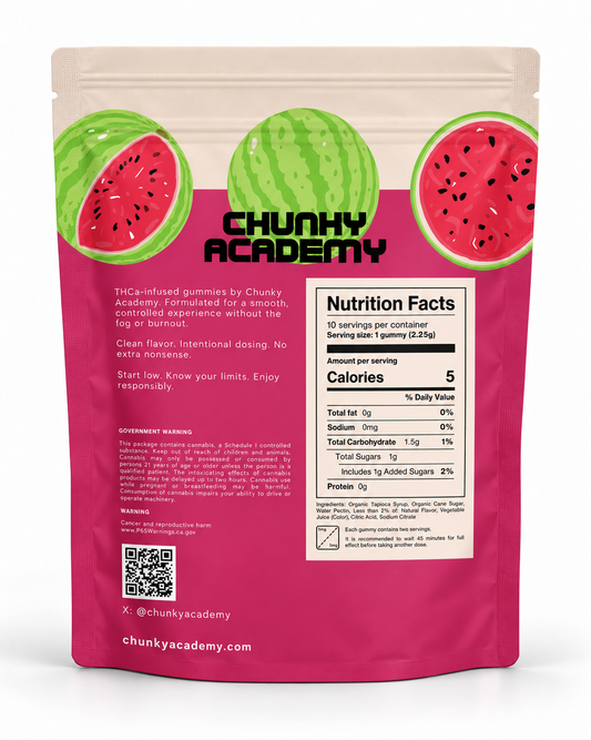Delta 9 THC Gummies | Watermelon 100mg
