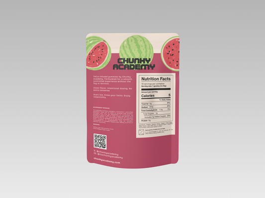 Delta 9 THC Gummies | Watermelon 100mg