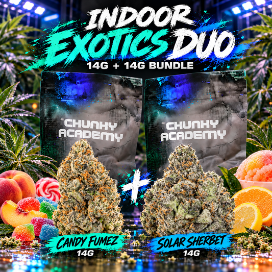 Indoor Exotics 14g Premium Bundle – Candy Fumez & Solar Sherbet